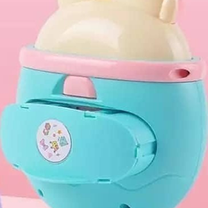 ست آرایشی و استمپر ناخن کودک طرح خرگوش آبی Fashion Manicure Machine_اسباب بازی